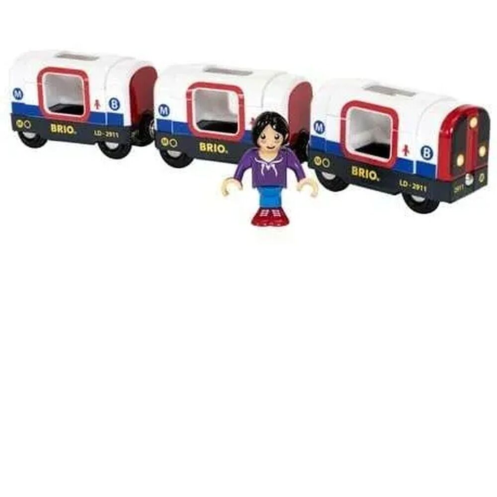 BRIO World Train - Metro Train with Sound & Lights