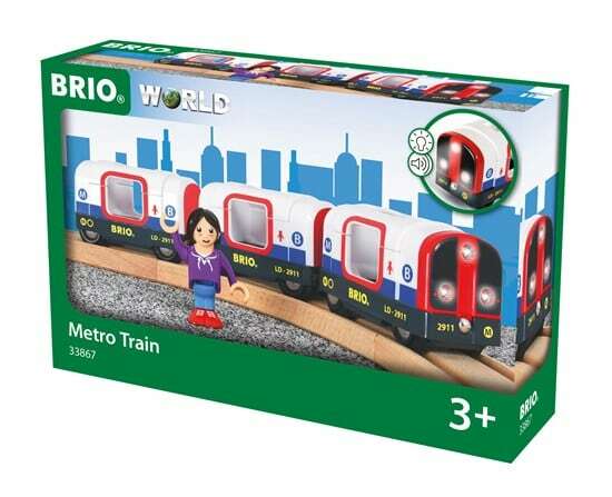 BRIO World Train - Metro Train with Sound & Lights