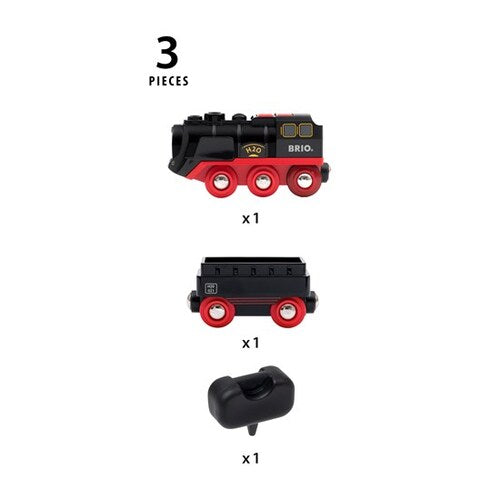 BRIO World Train - Steaming Train Battery Operated