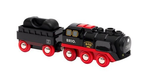 BRIO World Train - Steaming Train Battery Operated
