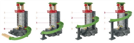 BRIO World Sets - Lift and Load Warehouse Set