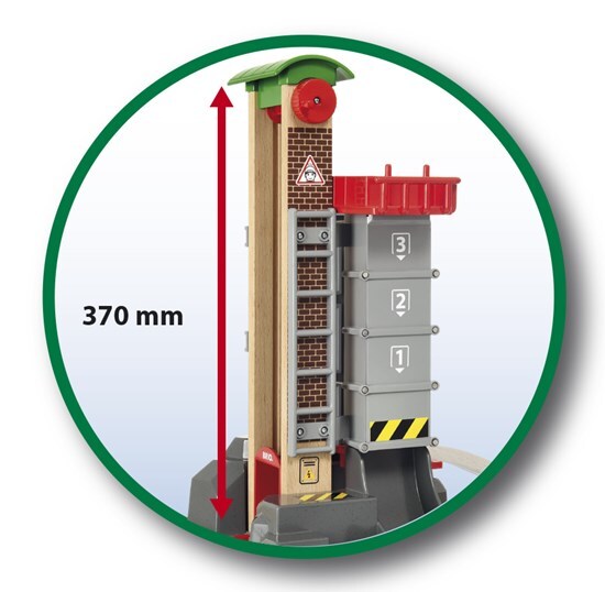 BRIO World Sets - Lift and Load Warehouse Set