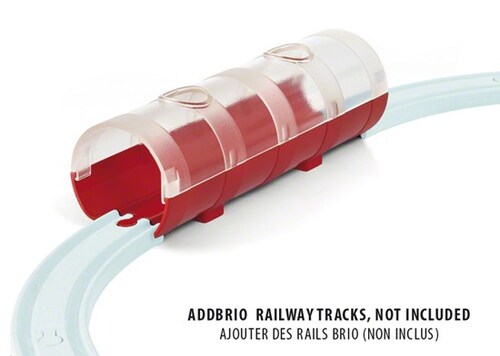 BRIO World Train - Tunnel & Steam Train