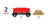 BRIO World Vehicle - Gold Load Cargo Wagon