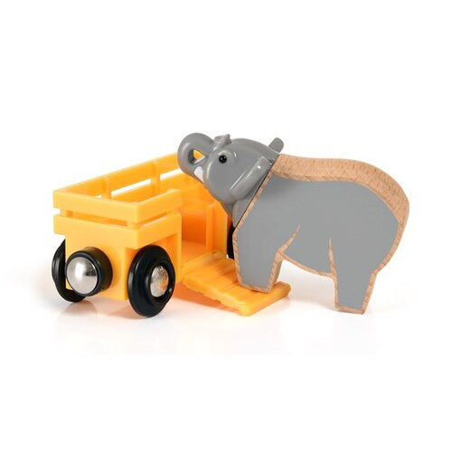BRIO World Vehicle - Elephant and Wagon