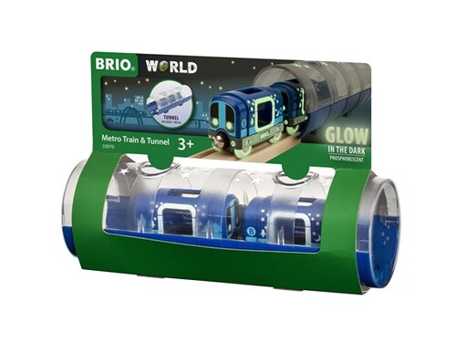 BRIO World Train - Metro Train & Tunnel