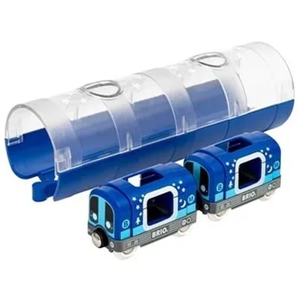 BRIO World Train - Metro Train & Tunnel