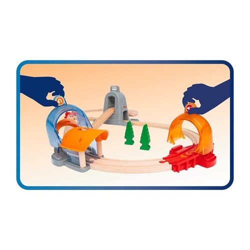 BRIO World Smart Tech - Sound Action Tunnel Travel Set
