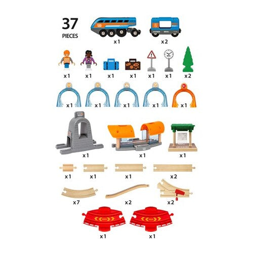 BRIO World Smart Tech - Sound Action Tunnel Travel Set