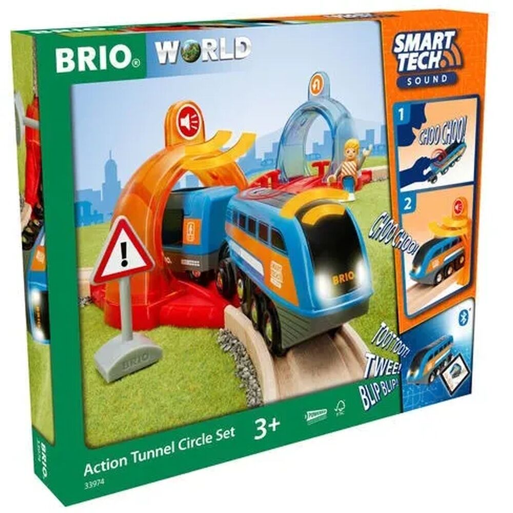 BRIO World Smart Tech - Sound Action Tunnel Circle Set