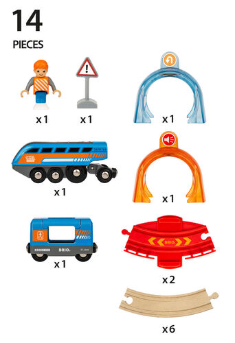 BRIO World Smart Tech - Sound Action Tunnel Circle Set