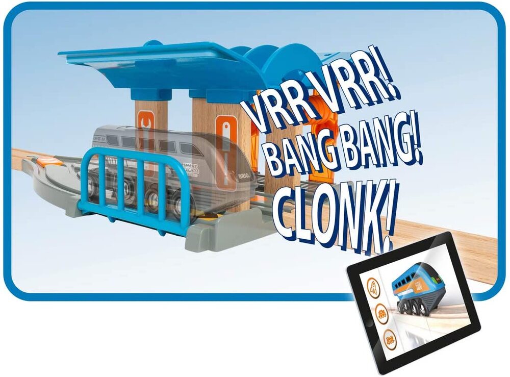 BRIO World Smart Tech - Sound Train Service Station