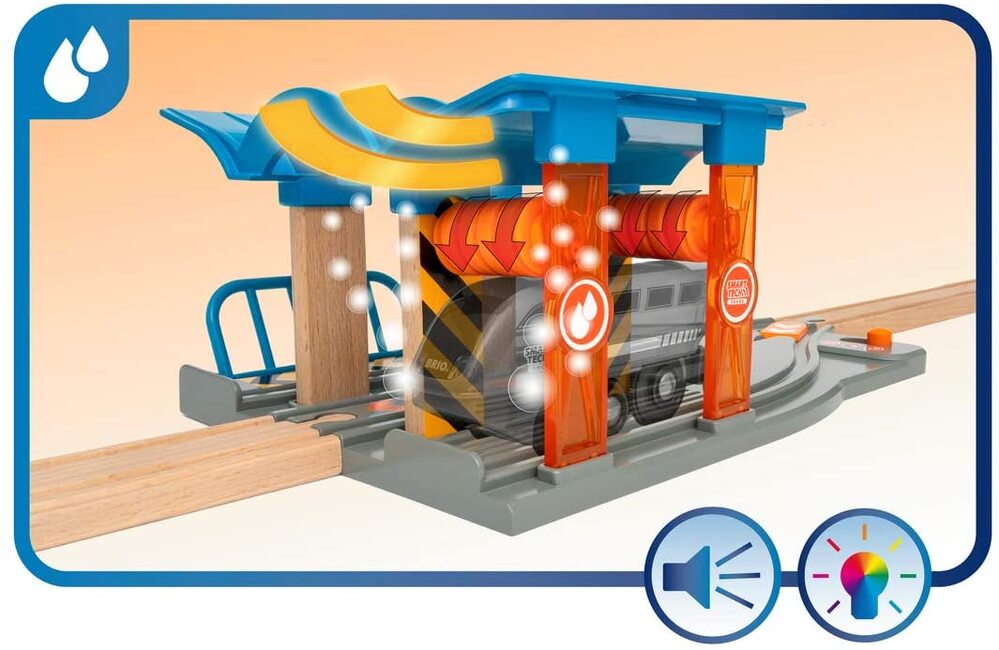BRIO World Smart Tech - Sound Train Service Station