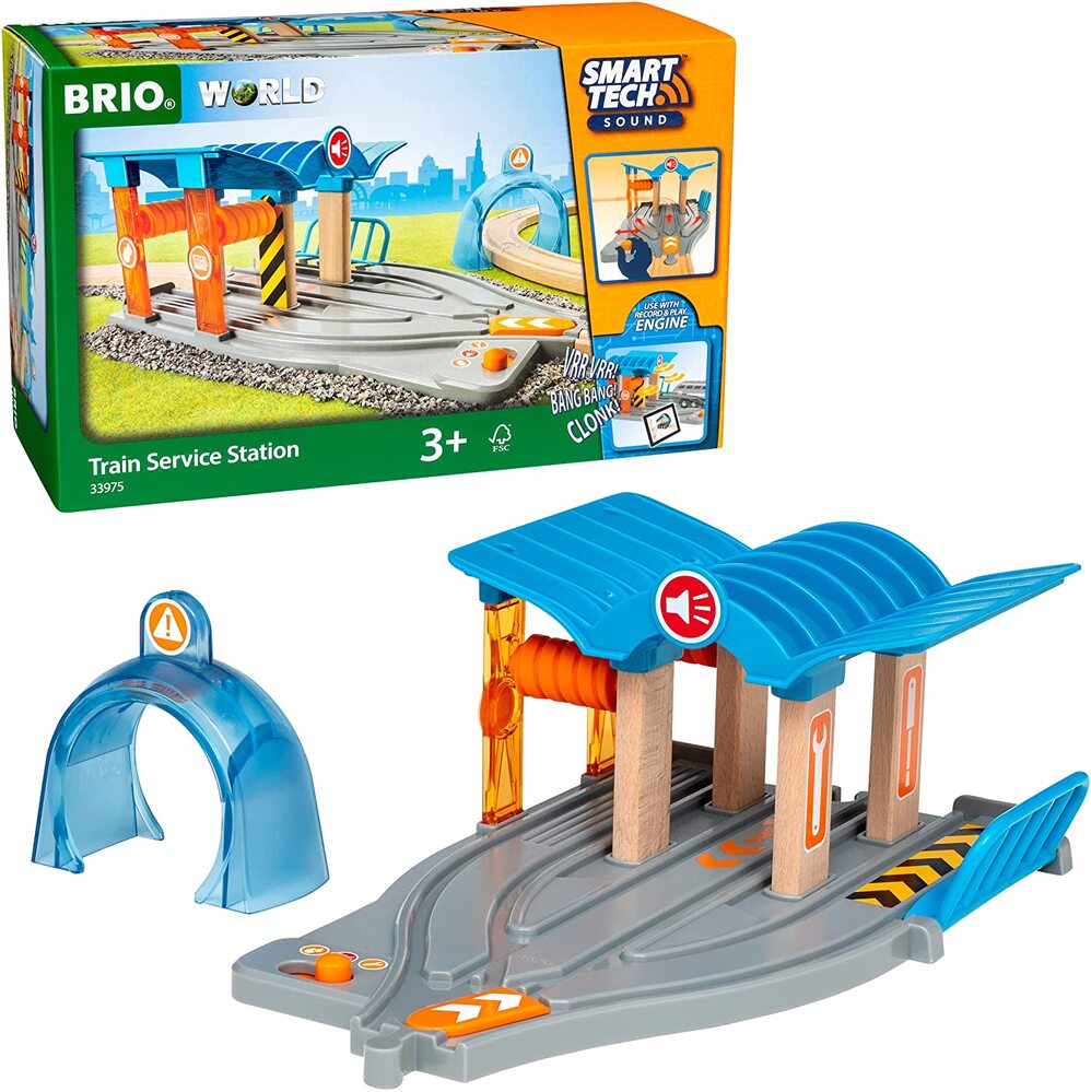 BRIO World Smart Tech - Sound Train Service Station