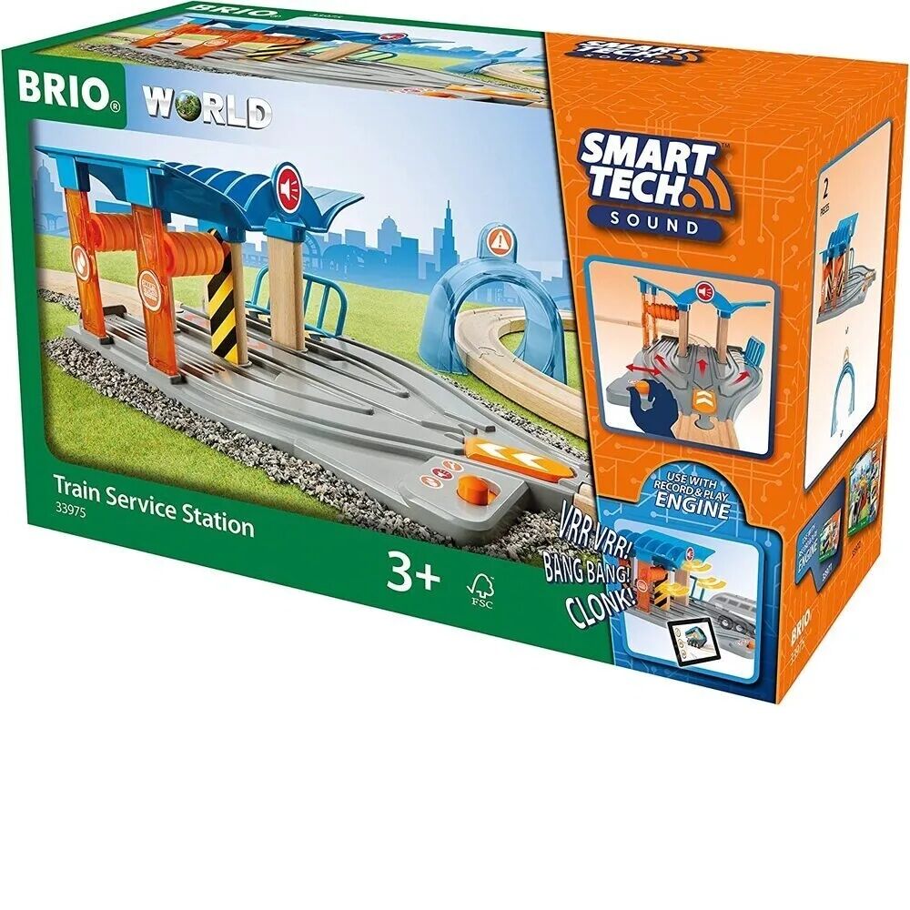 BRIO World Smart Tech - Sound Train Service Station