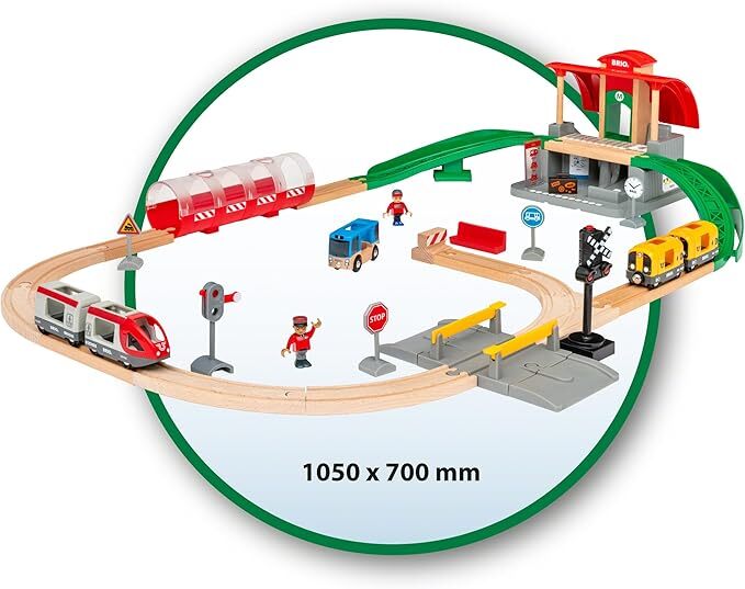 BRIO World Train - Central Station Set