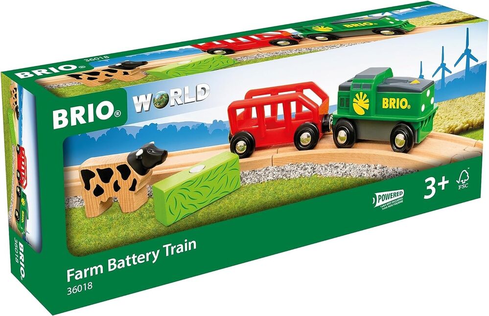 BRIO World - Farm Battery Train