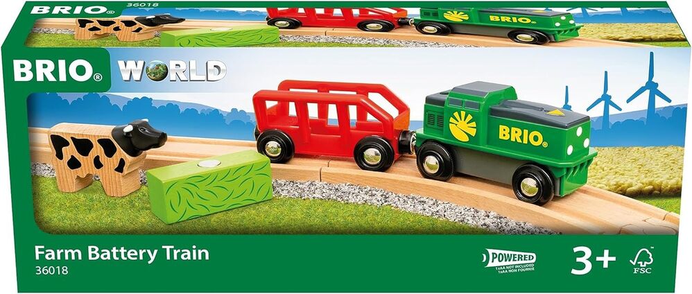 BRIO World - Farm Battery Train