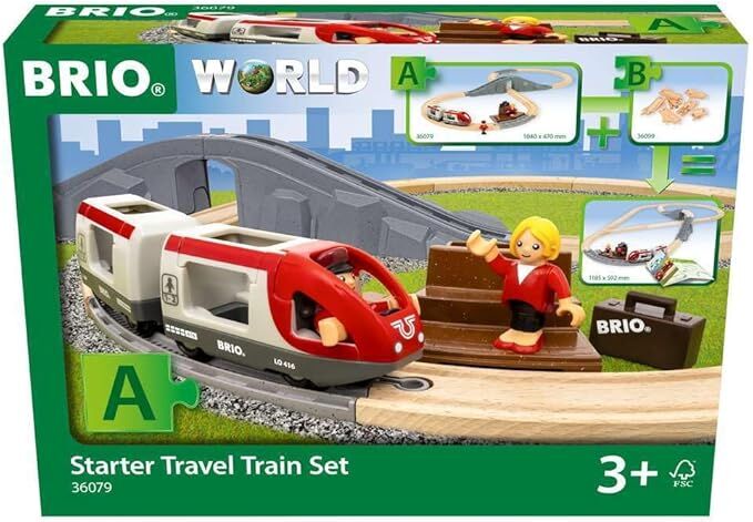 BRIO World - Starter Travel Train Set