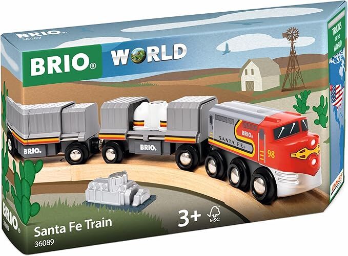 BRIO World - Trains of the World Santa Fe Train