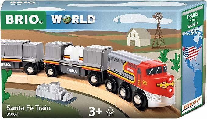 BRIO World - Trains of the World Santa Fe Train