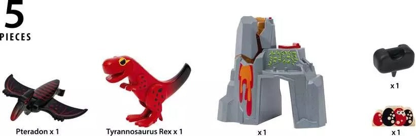 BRIO World - Dinosaur Erupting Volcano