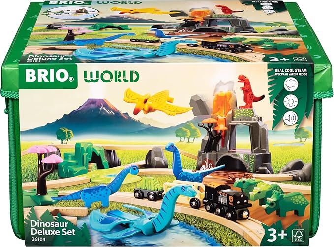 BRIO World - Dinosaur Deluxe Train Set