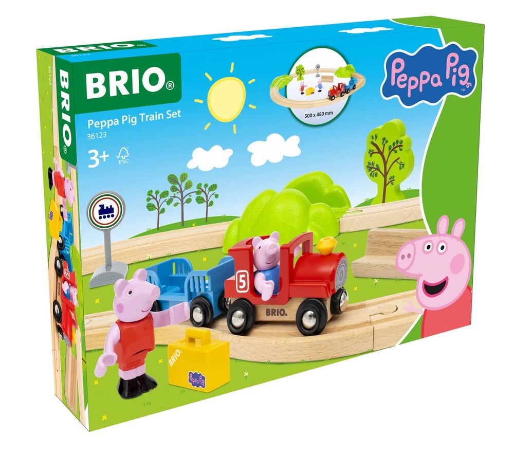 BRIO Peppa Pig - Train (18pc)