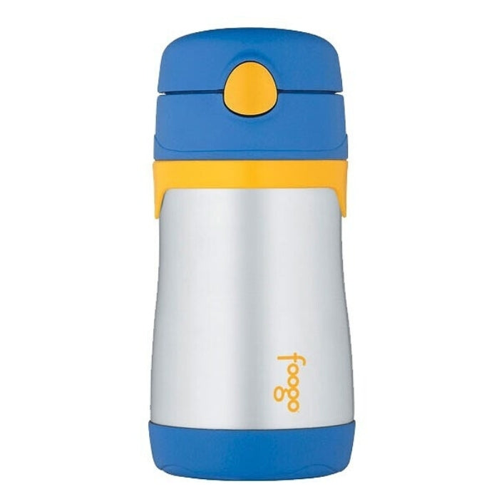 Thermos Foogo Drink Bottle with Straw 290ml Blue