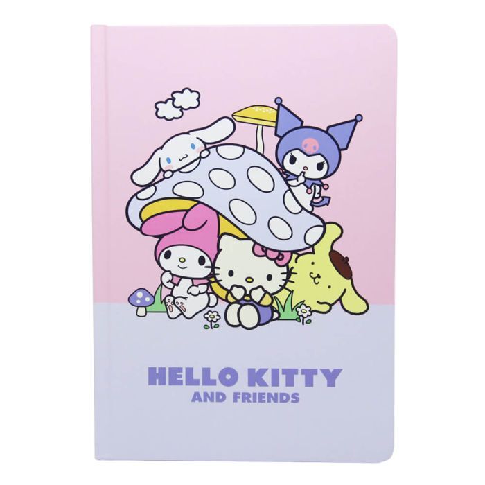 Hello Kitty and Friends Mushroom - A5 Casebound Notebook