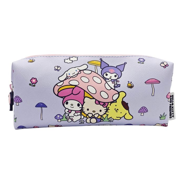 Hello Kitty and Friends Mushroom - Double Pocket Pencil Case