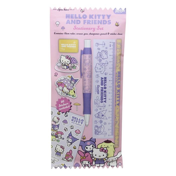 Hello Kitty and Friends Mushroom - Stationery Set