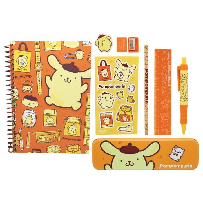 Hello Kitty and Friends Bumper Stationery Set - Pompompurin