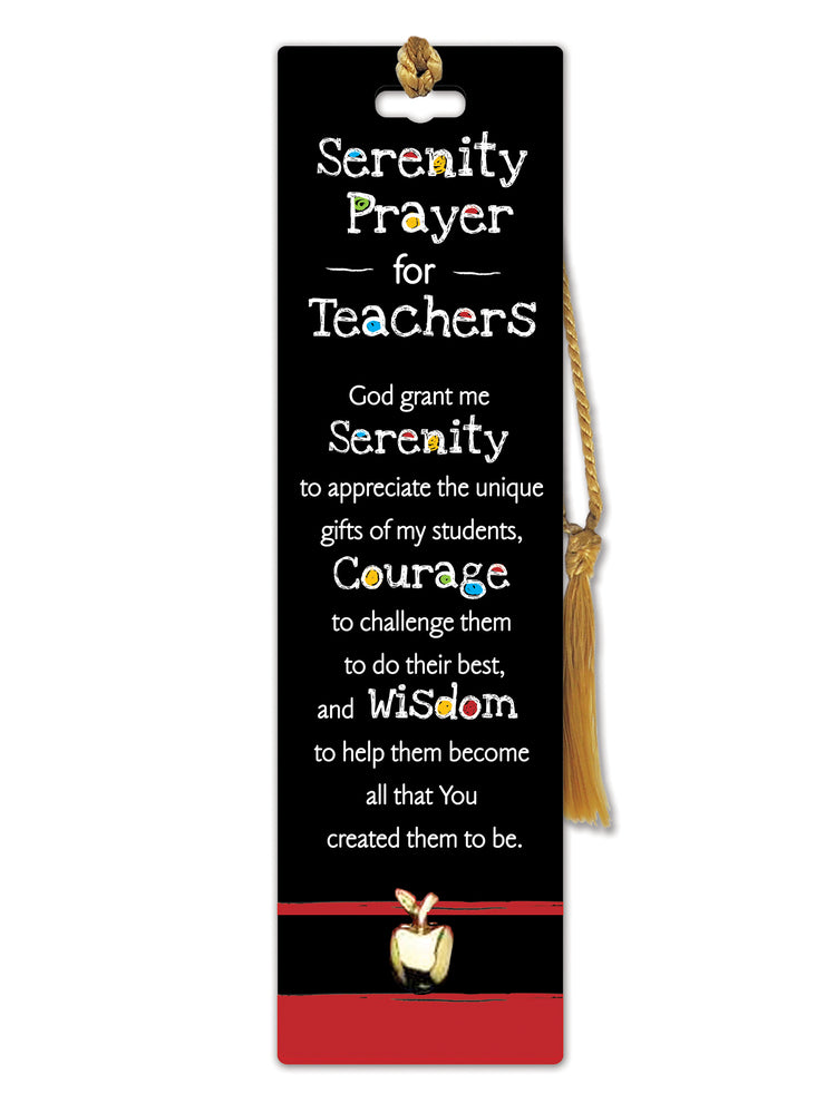 Serenity Prayer For Teachers Bookmark