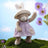 Bunnies By The Bay Seedlings - Thistle Bunny 40th Anniversary Plush