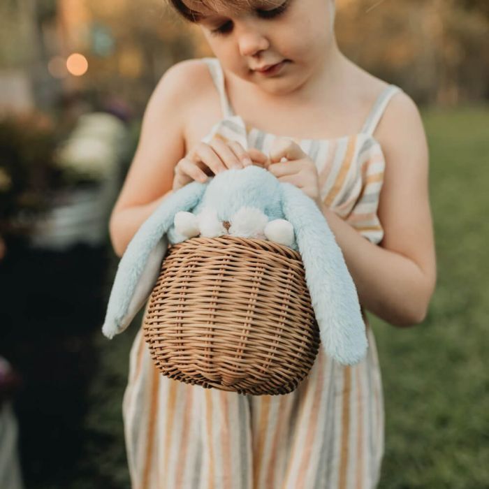 Bunnies By The Bay Bunny - Tiny Standing Nibble Maui Blue