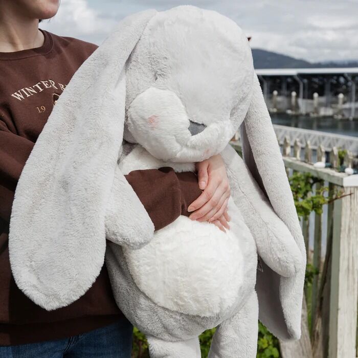 Bunnies By The Bay Bunny - Floppy Nibble Grey - Extra Extra Large