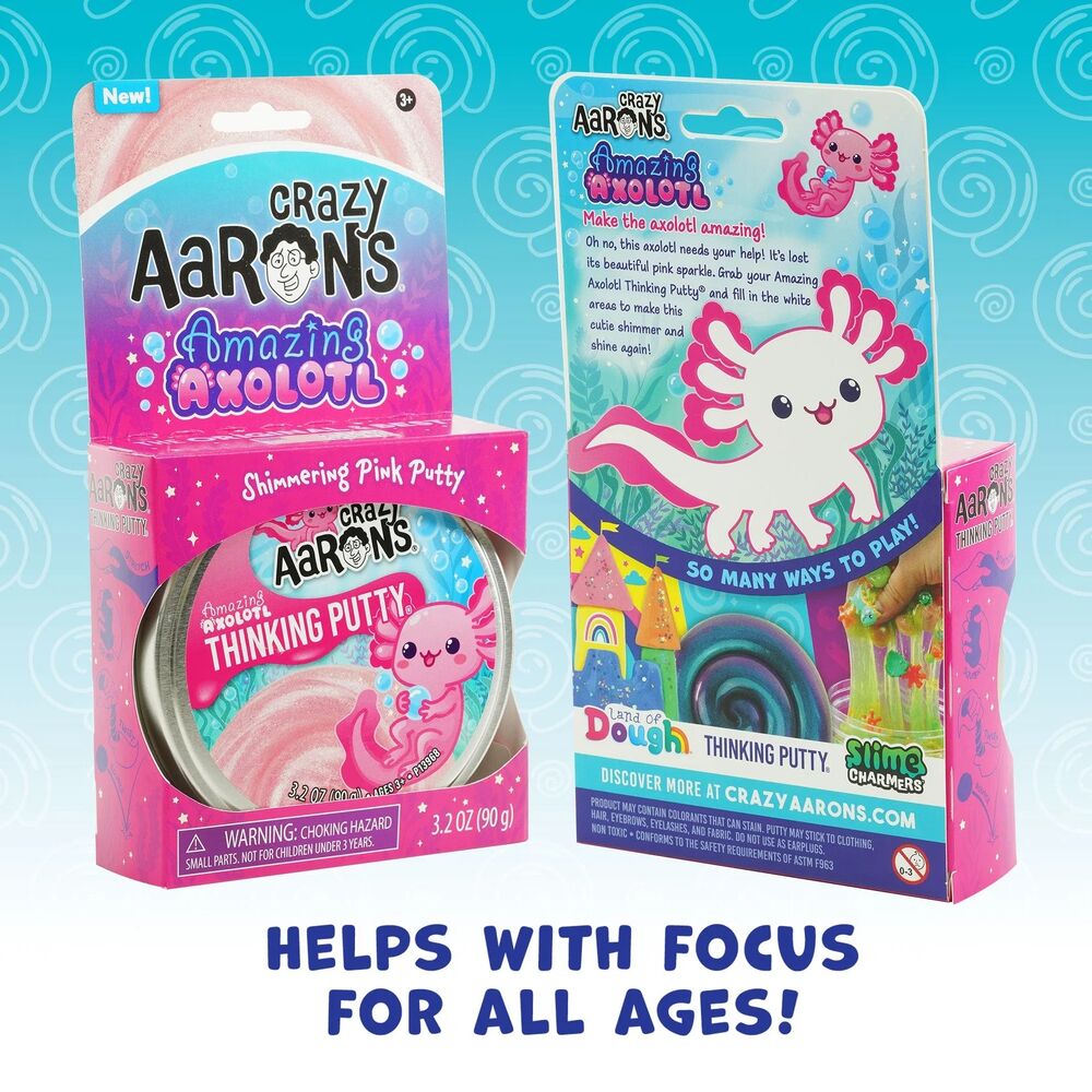 Crazy Aarons Thinking Putty - Trendsetters Amazing Axolotl