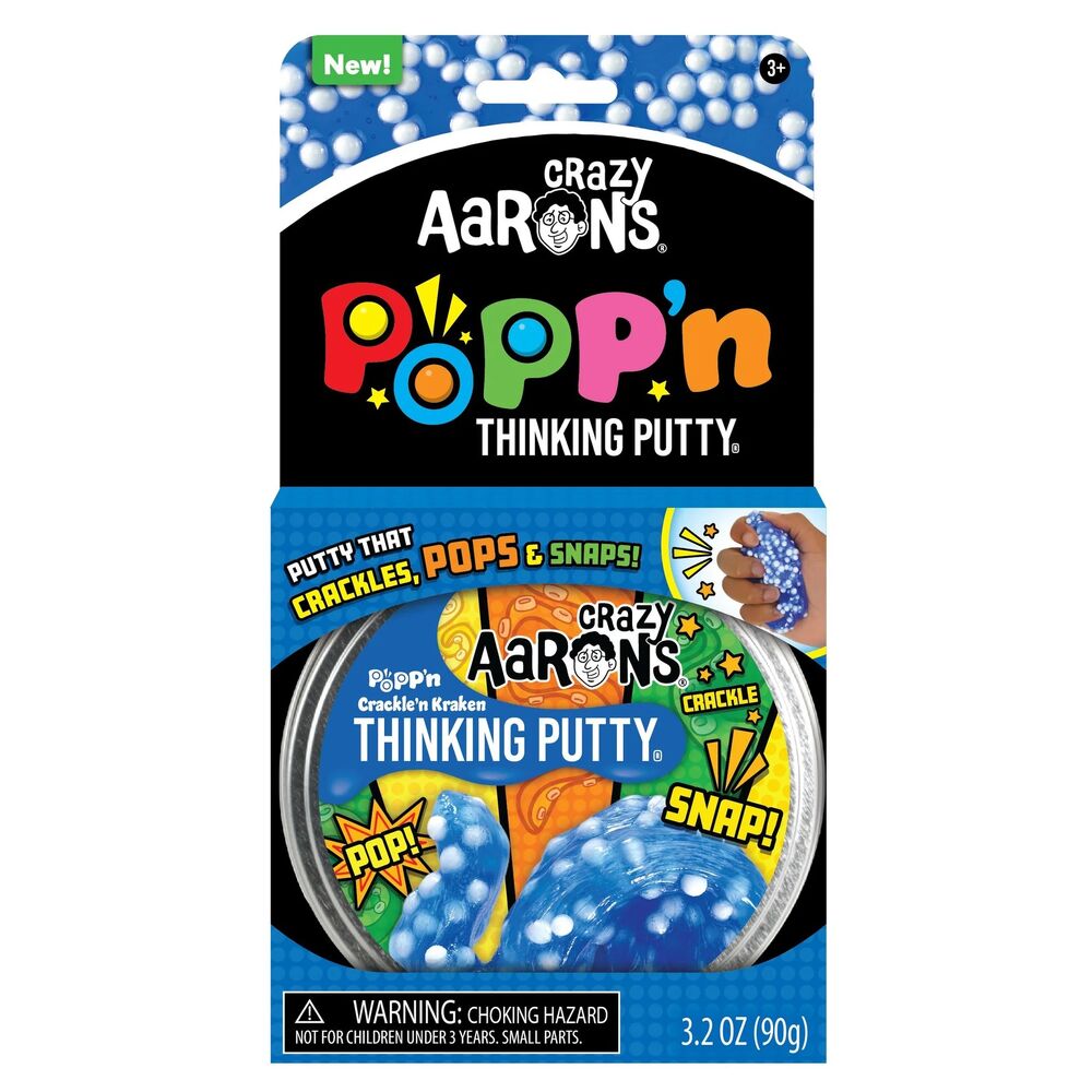 Crazy Aarons Thinking Putty - Popp'n Crackle'n Kraken