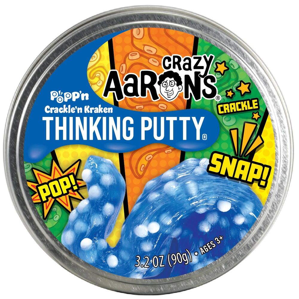 Crazy Aarons Thinking Putty - Popp'n Crackle'n Kraken