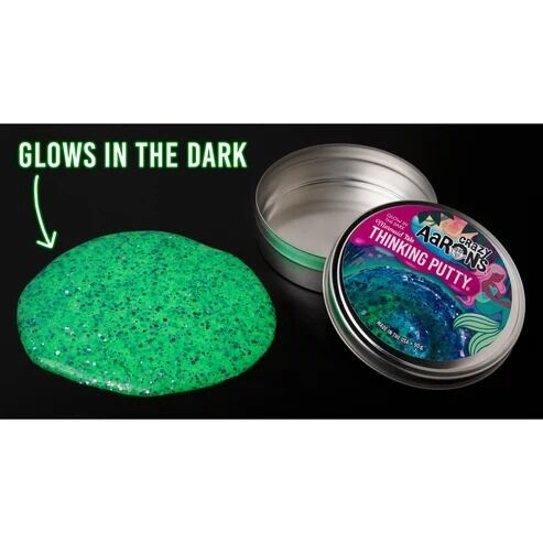 Crazy Aarons Thinking Putty - Glowbrights Mermaid Tale