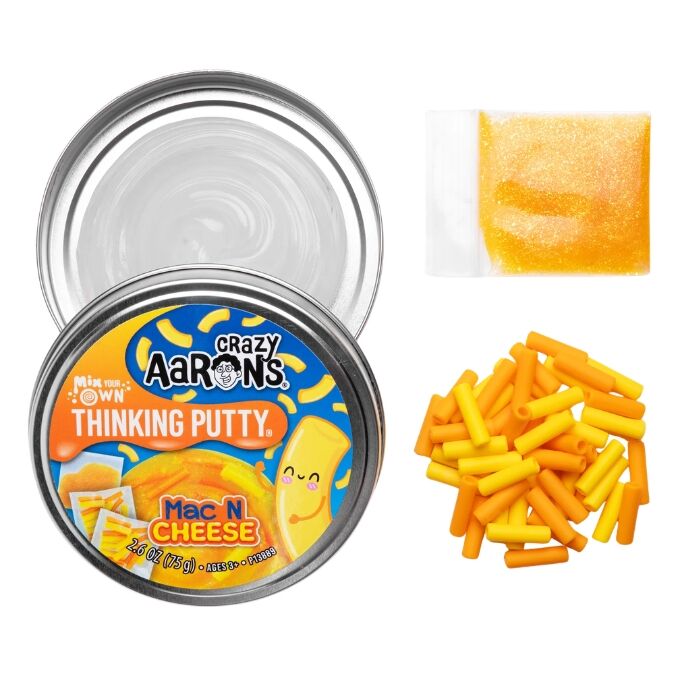 Crazy Aarons Thinking Putty - Mix It Mac & Cheese