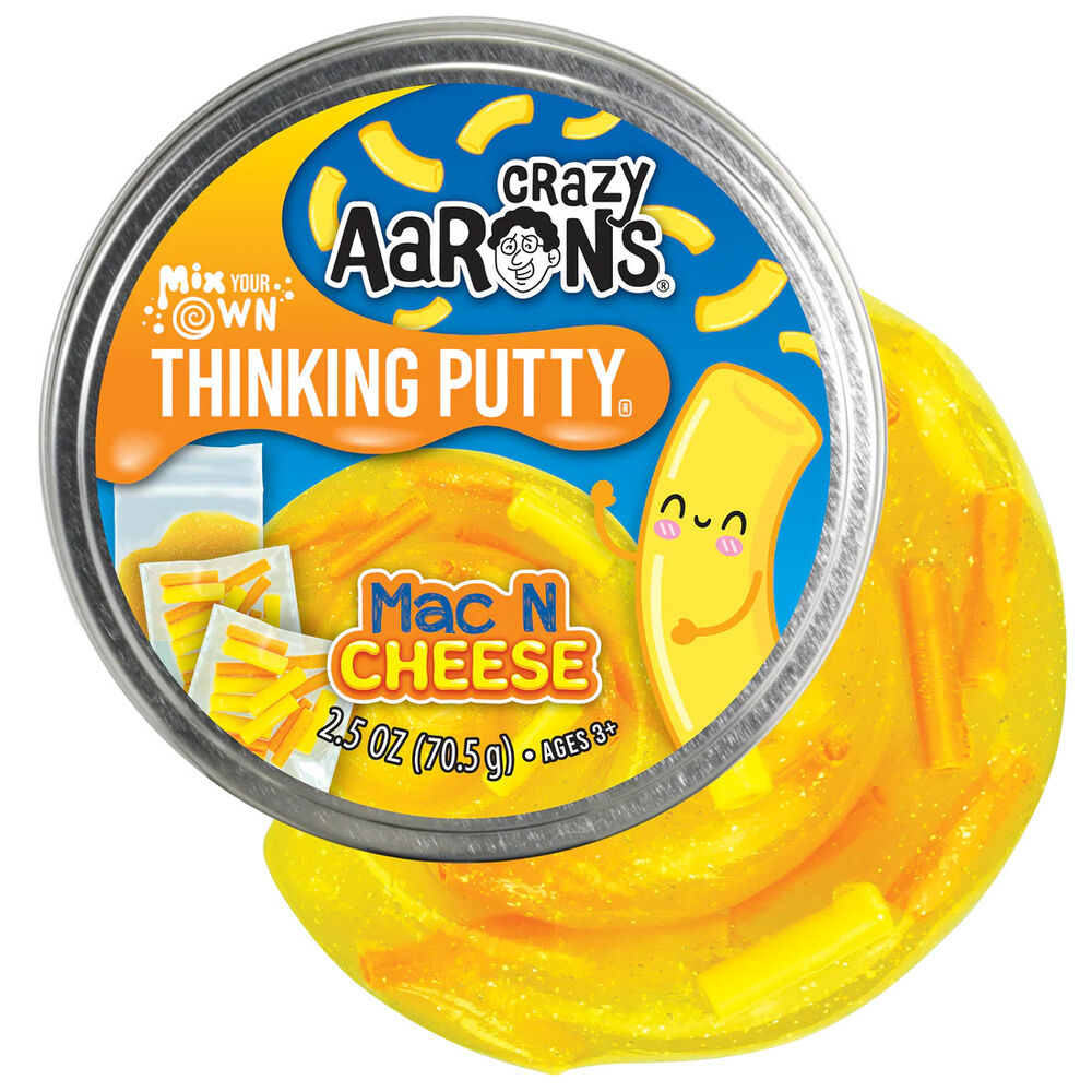 Crazy Aarons Thinking Putty - Mix It Mac & Cheese