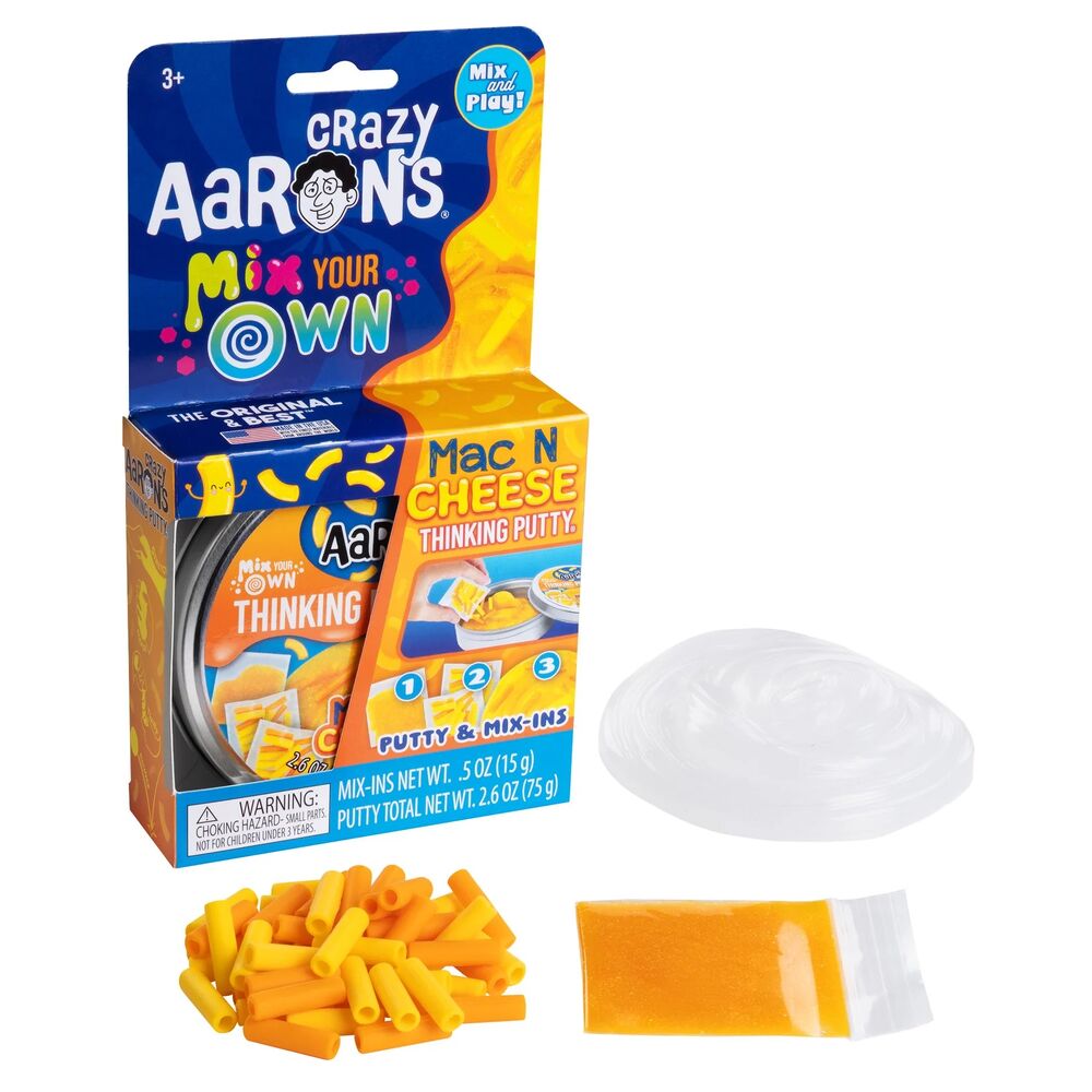 Crazy Aarons Thinking Putty - Mix It Mac & Cheese