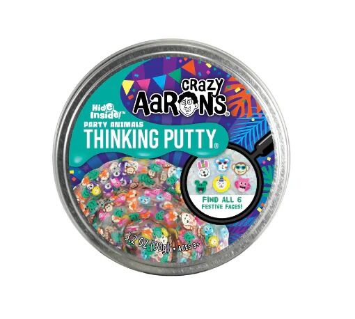 Crazy Aarons Thinking Putty - Hide Inside! Party Animals
