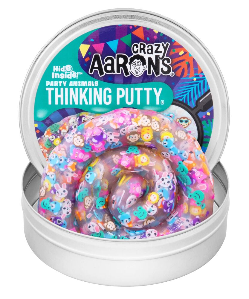 Crazy Aarons Thinking Putty - Hide Inside! Party Animals