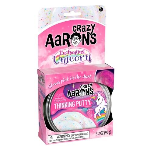 Crazy Aarons Thinking Putty - Glowbrights Enchanting Unicorn