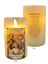 Flickering LED Wax Devotional Candle - Holy Family