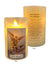Flickering LED Wax Devotional Candle - Saint Michael the Archangel