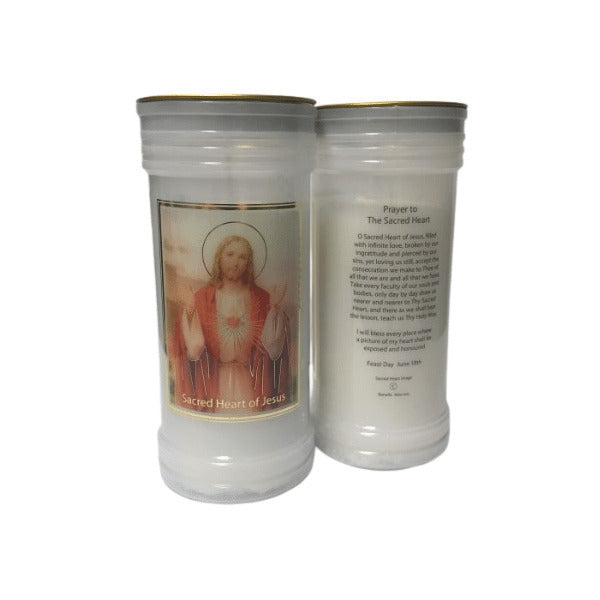 Devotional Candle - Sacred Heart Of Jesus